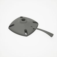 Flange_Nylon_Cinza